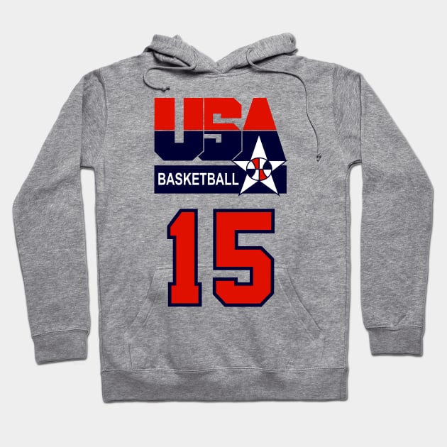 USA DREAM TEAM 92 - FRONT & BACK PRINT Hoodie by Buff Geeks Art